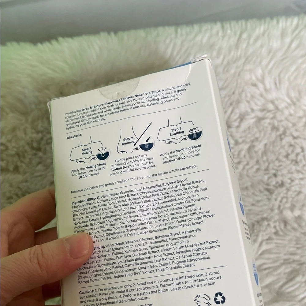 Blue Blackhead Remover Nose Patch Set